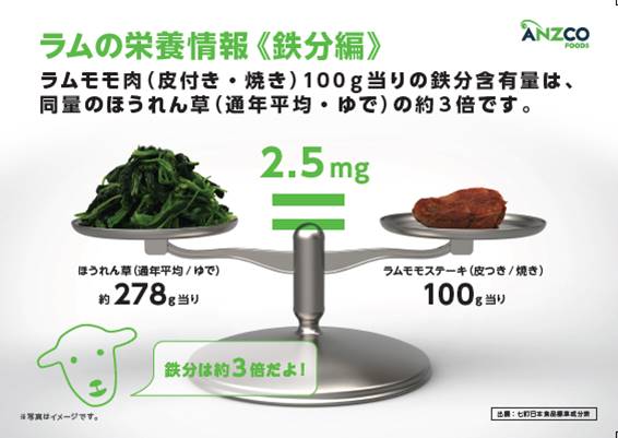 貧血予防に 鉄分が多く含まれるラムもも肉や牛もも肉について 安心安全のラム肉 牛肉ならアンズコフーズ Anzco Foods Japan